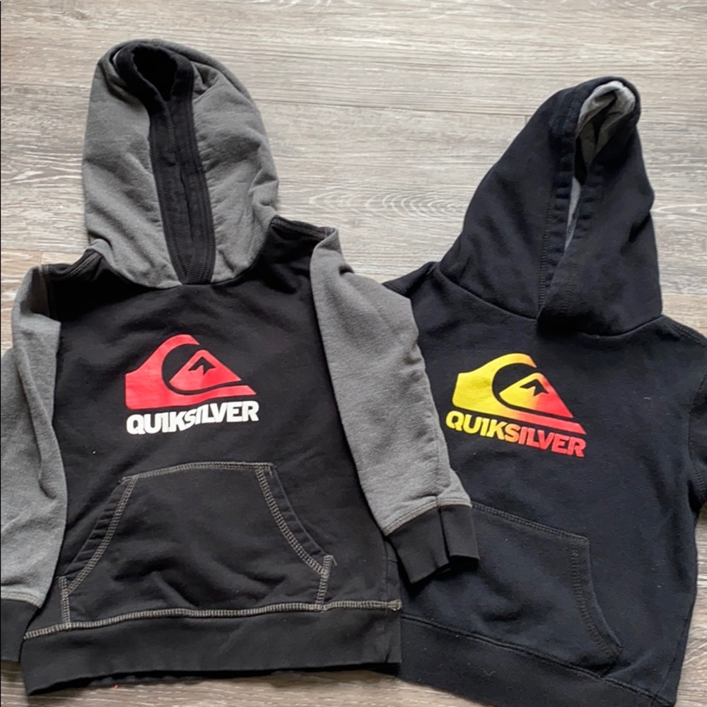 Selling 2 Quicksilver hoodie sweatshirts